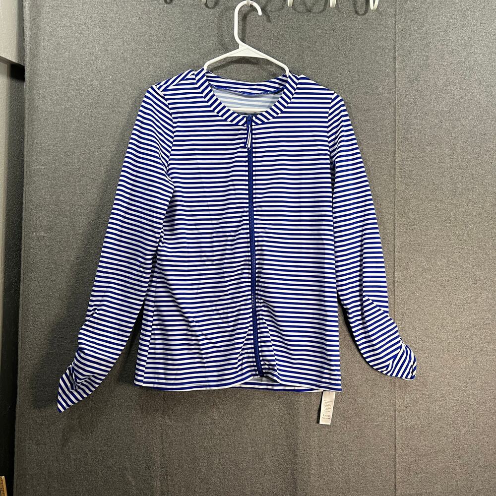 Kim Gravel X Swimsuits For All Zip Front Swim Cardigan Size 12